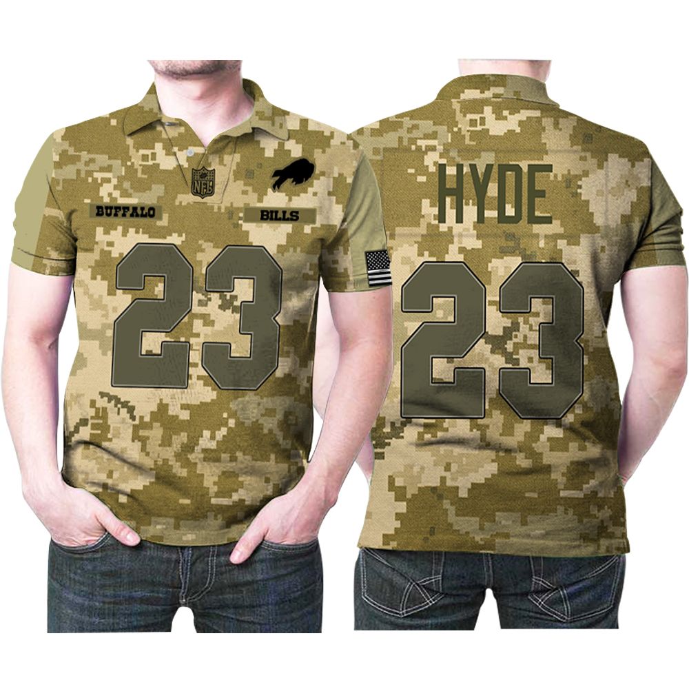 Buffalo Bills Micah Hyde #23 Great Player Nfl American Football Team Logo  Camouflage 3d Designed Allover Gift For Bills Fans Bomber Jacket - Teeruto