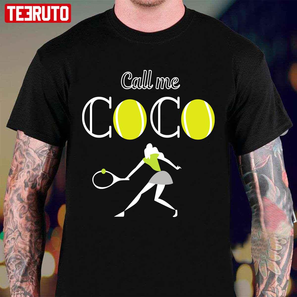 Call Me Coco Tennis Fans Unisex T-Shirt