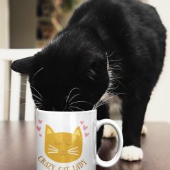 Cat Mom – ‘crazy Cat Lady’ Glossy White Coffee Cat Lady Tea Cat Lady S For Women