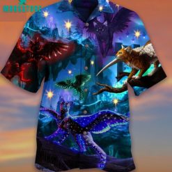 Cats Fly Love Dark Father’s Day Cat Vintage Beach Hawaiian Shirt