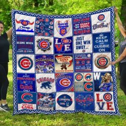 Chicago Cubs Quilt Blanket LC2