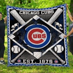 Chicago Cubs Quilt Blanket LC8