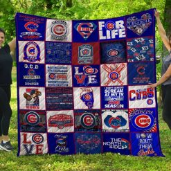 Chicago Cubs Quilt Blanket