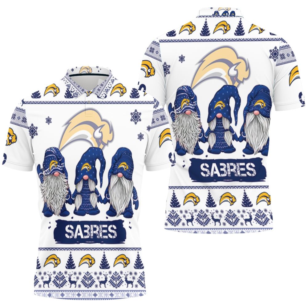 Christmas Gnomes Buffalo Sabres Ugly Sweatshirt Christmas 3d Polo Shirt All Over Print Shirt 3d T-shirt