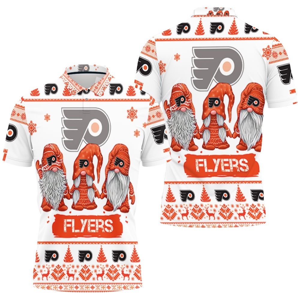 Christmas Gnomes Philadelphia Flyers Ugly Sweatshirt Christmas 3d Polo Shirt All Over Print Shirt 3d T-shirt