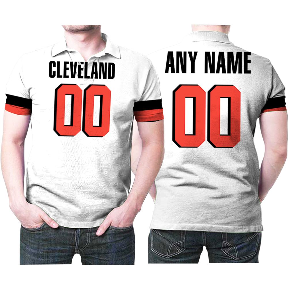 Cleveland Browns Nfl American Football White Custom Game 2019 Jersey Style Gift For Browns Fans Polo Shirt All Over Print Shirt 3d T-shirt