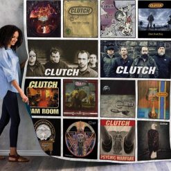 Clutch Band Albums Quilt Blanket 01