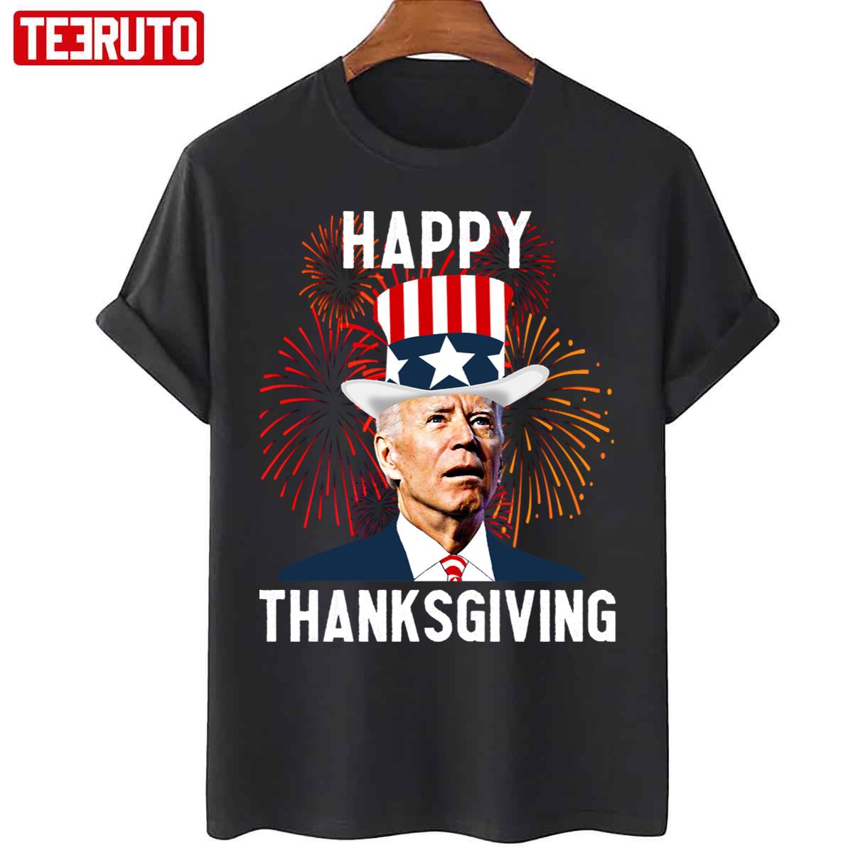 Confused Joe Biden Thanksgiving For Fourth Of July Unisex T-Shirt