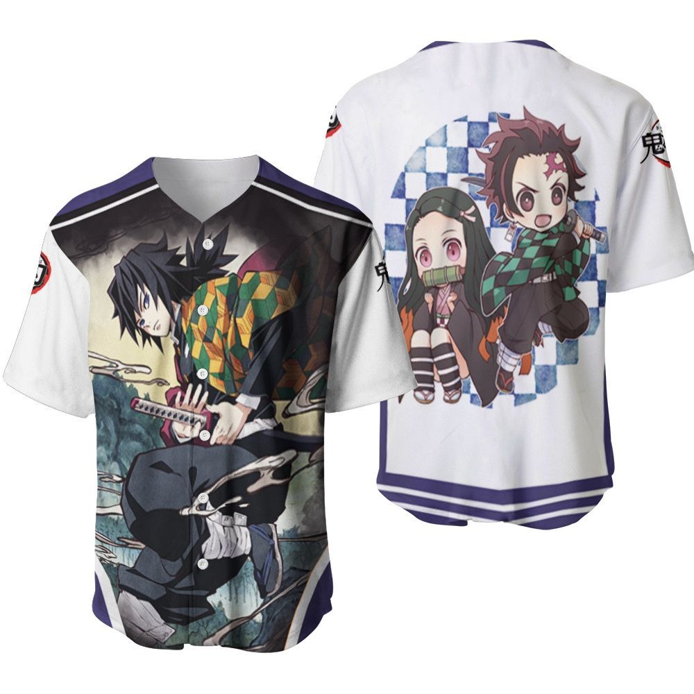 Couple Kocho Shinobu Kimetsu No Yaiba Gift For Lover Baseball Jersey