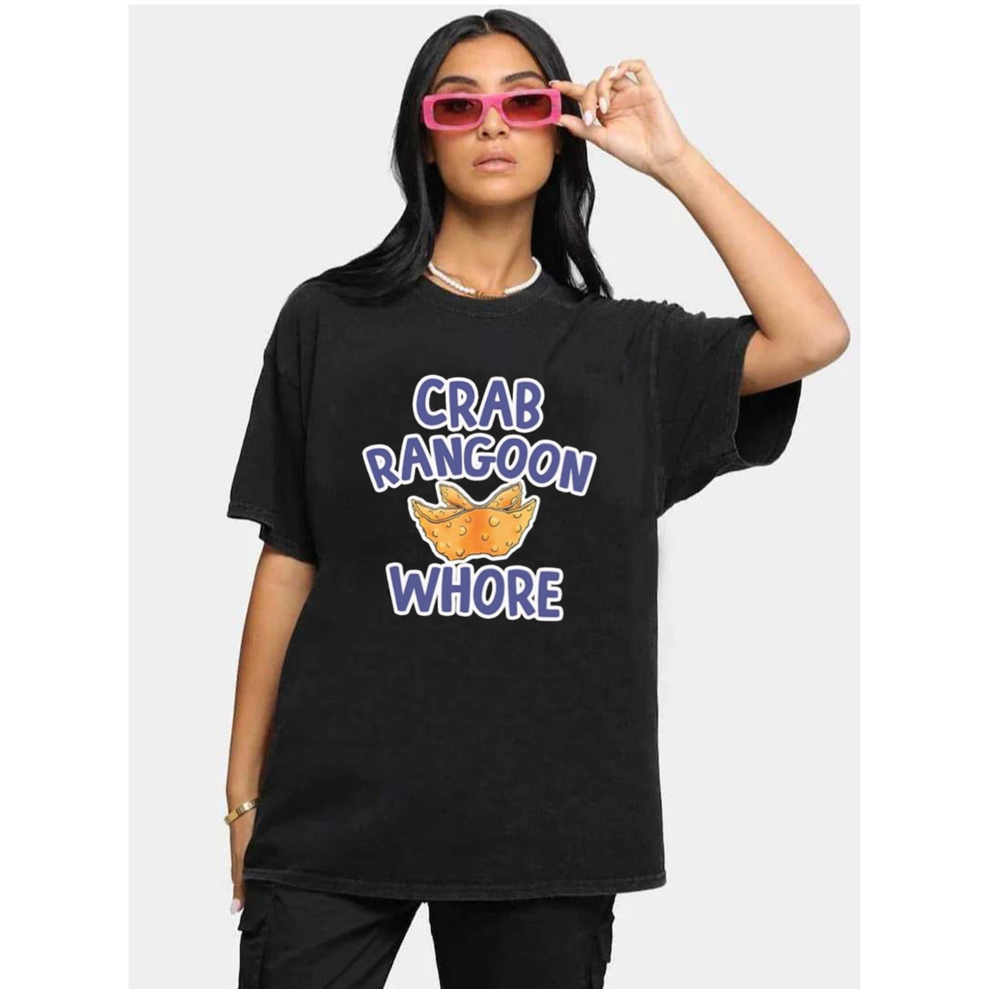 Crab Rangoon Whore Vintage Unisex T-Shirt