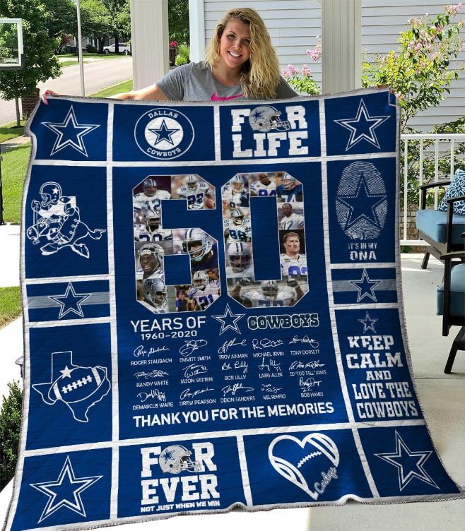 The Dallas Cowboys Quilt Blanket - Teeruto