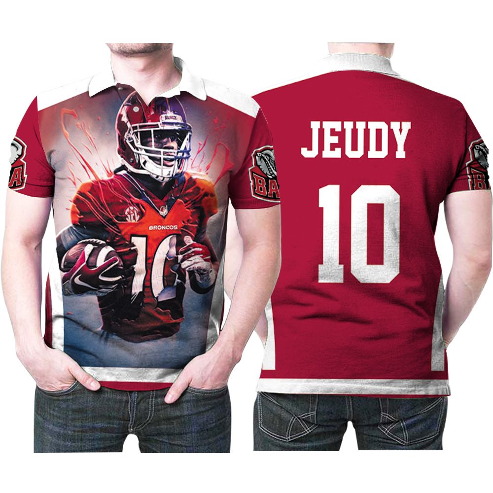 Denver Broncos Alternate Name & Number T-Shirt - Jerry Jeudy - Mens