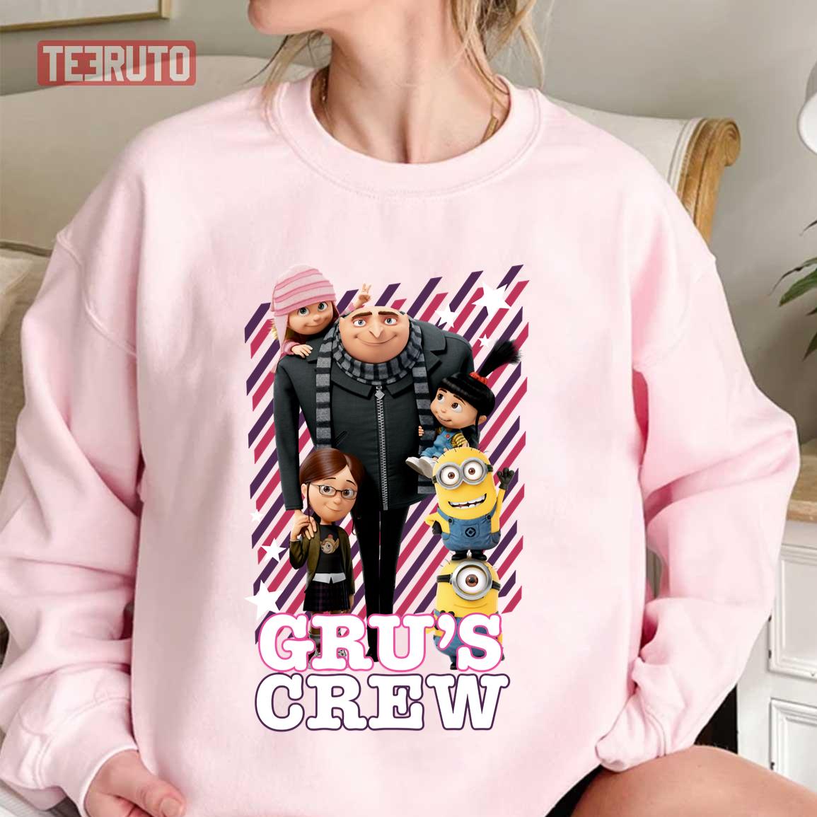 Despicable Me 3 Gru's Crew Family Portrait Unisex Sweatshirt
