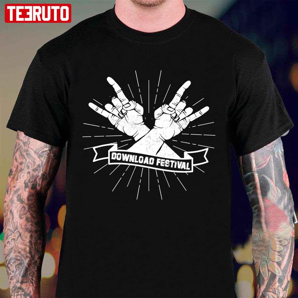 Download Festival Rock Hands Unisex T-Shirt