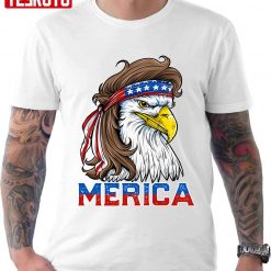 Eagle Mullet 4th Of July American Flag USA Unisex T-Shirt