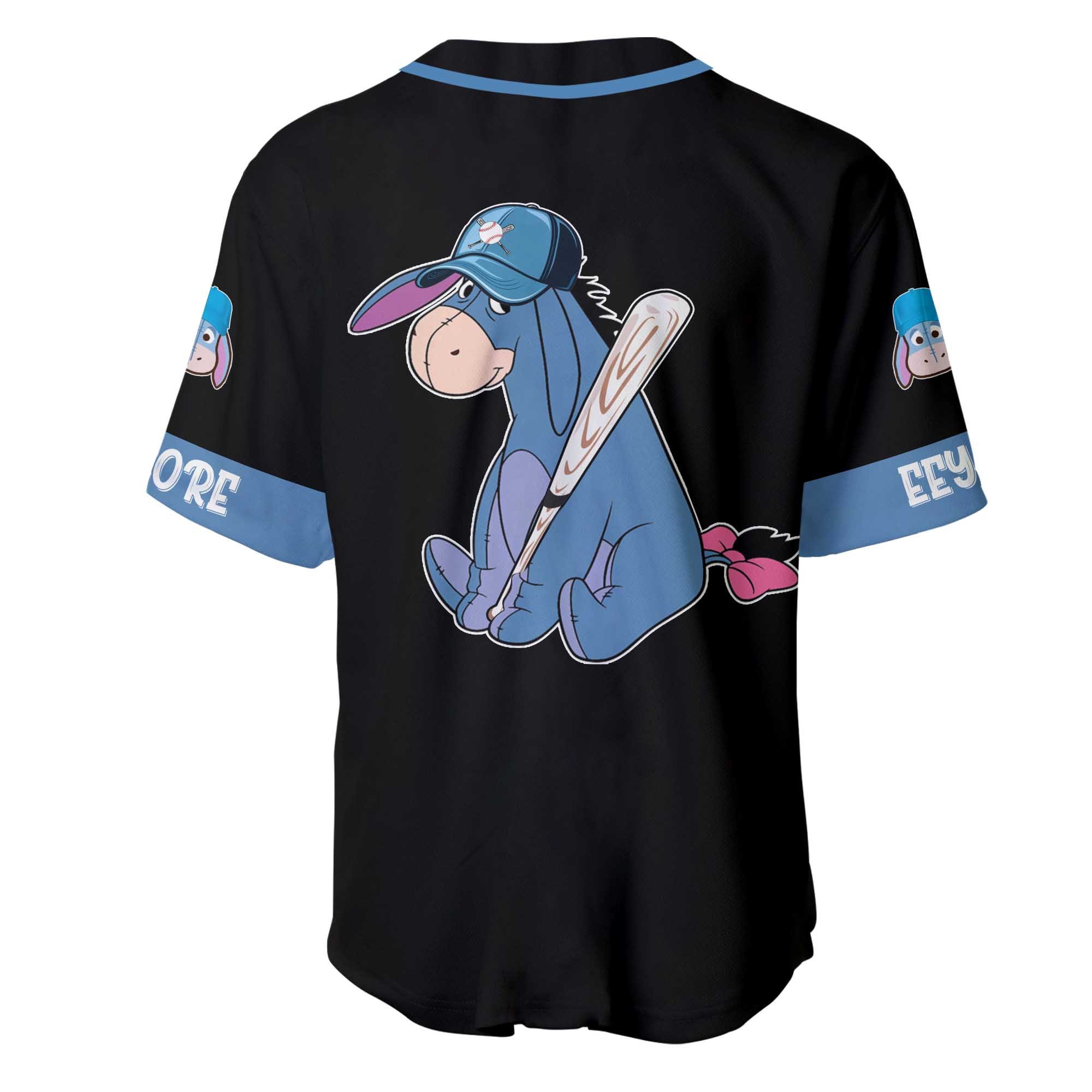 Eletees Custom Winnie Pooh Baseball Jersey