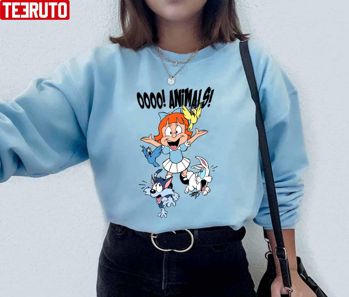 Elmyra Loves Animals Unisex Hoodie Sweatshirt