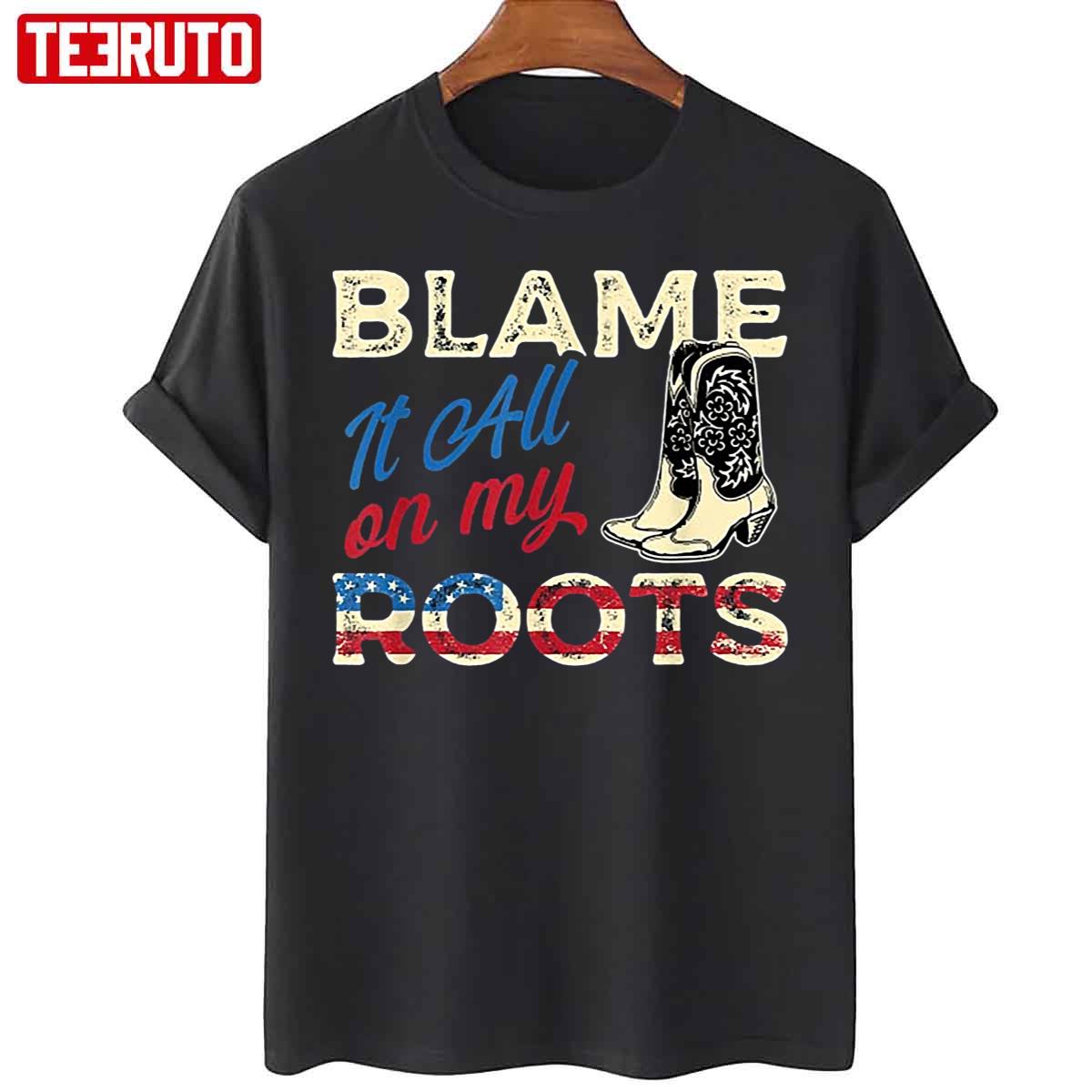 Garth Brooks Blame It Call On My Roots Tour 2022 Unisex T-Shirt - Teeruto