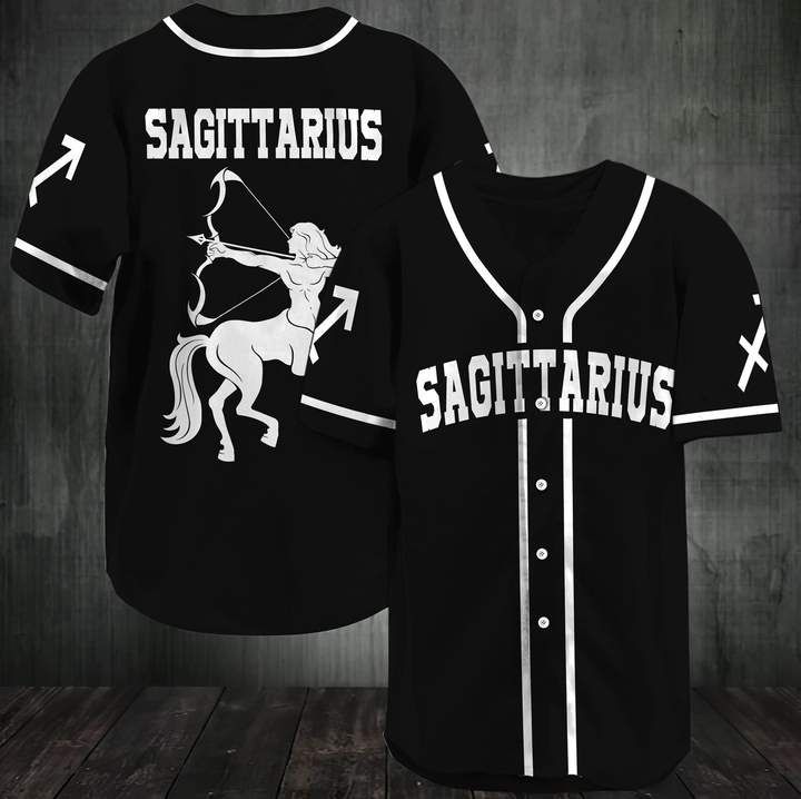 Gift For Brithday Sagittarius Zodiac Gift For Lover Baseball Jersey