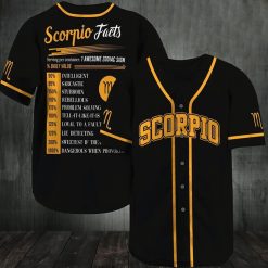 Gift For Brithday Scorpio Facts Gift For Lover Baseball Jersey