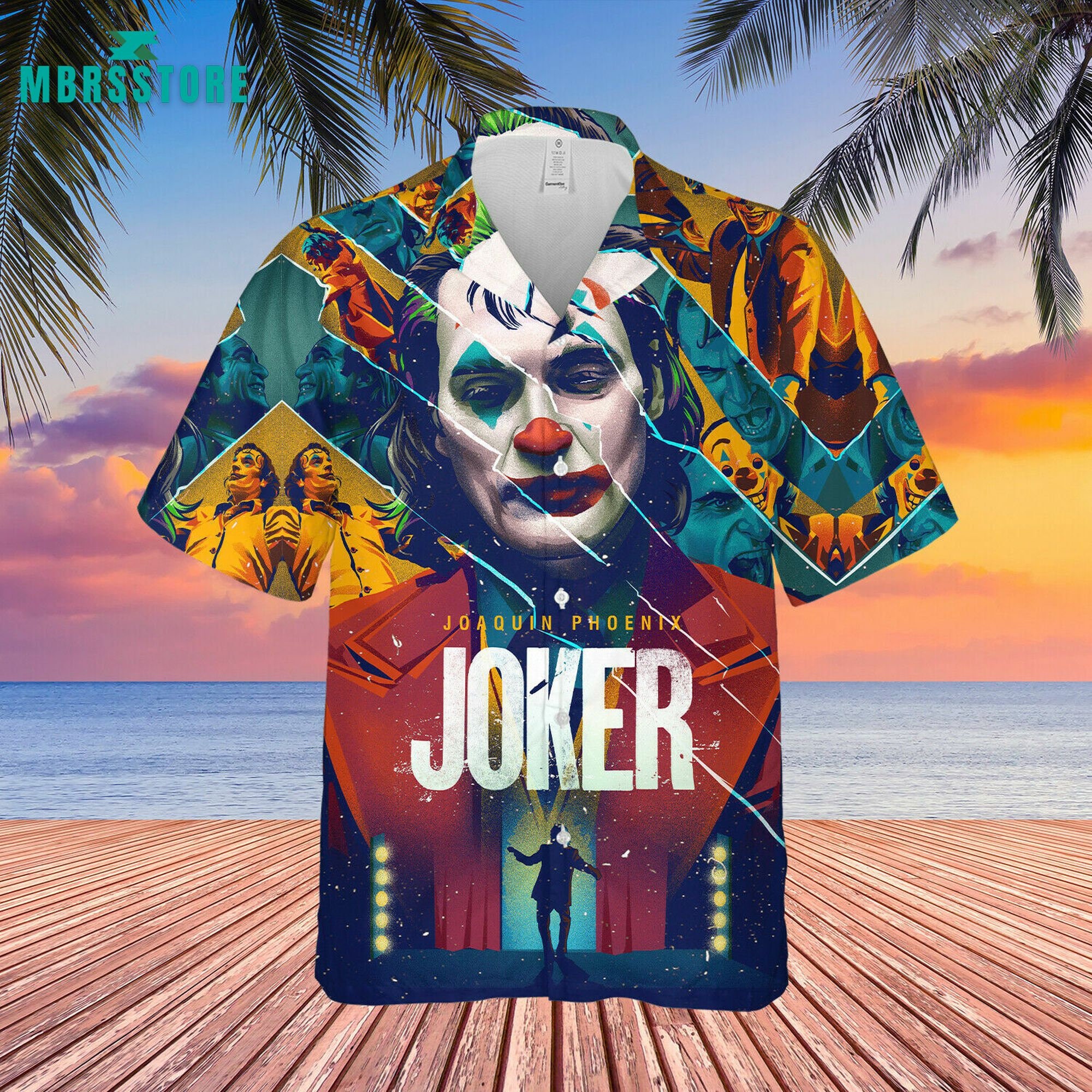 OwlOhh DC Batman and Joker Surfing Hawaiian Shirt