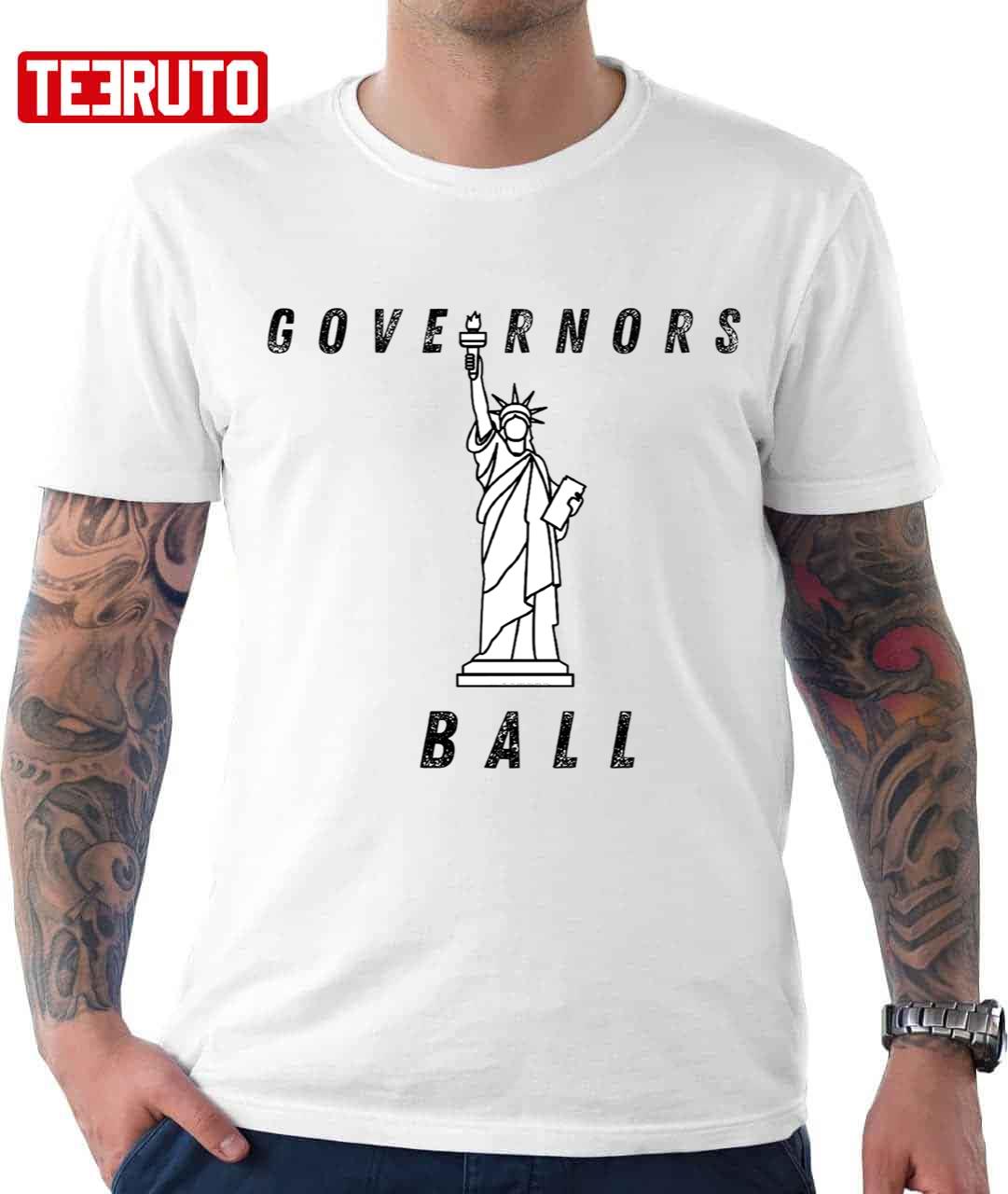 Governors Ball Statue Of Liberty Unisex T-Shirt
