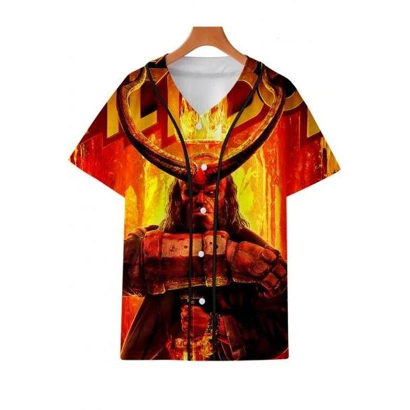 Hellboy New Trendy Cool 6 Gift For Lover Baseball Jersey