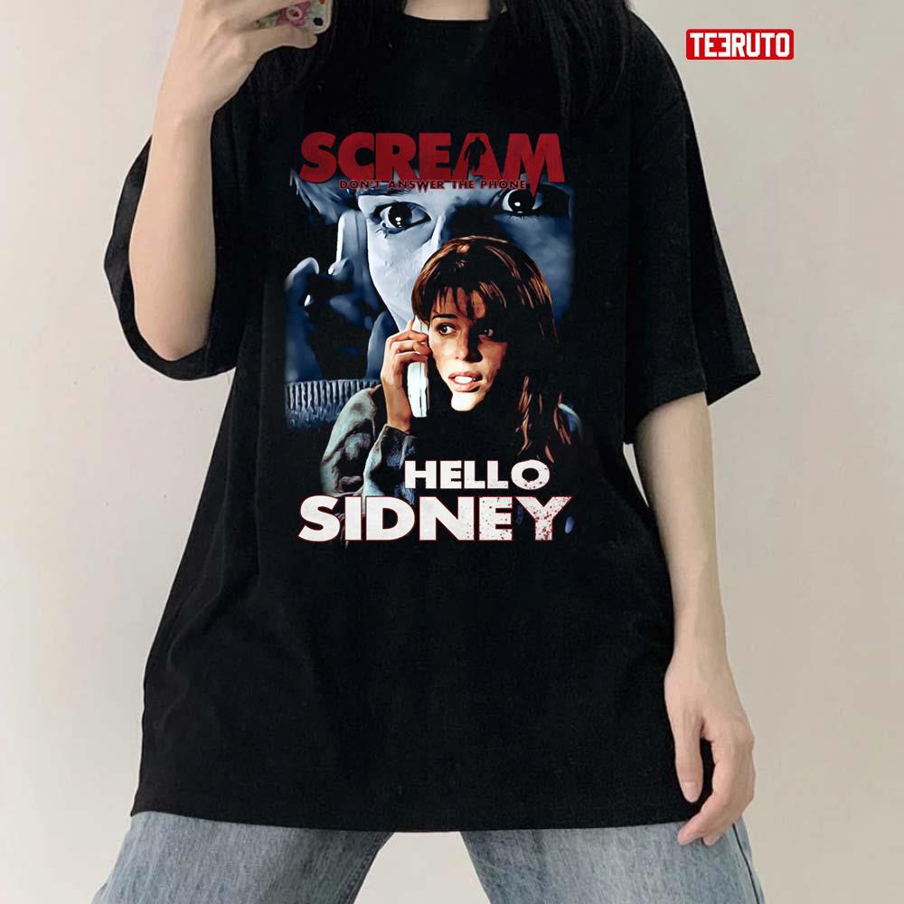 Hello Sidney Prescott Scream Vintage Unisex T-Shirt