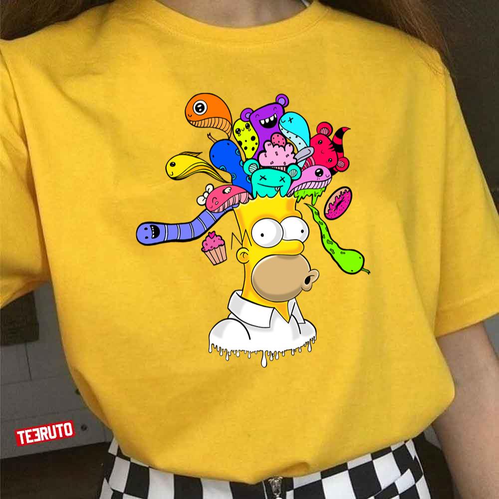 Homer Got Looney Fanart Unisex T-Shirt