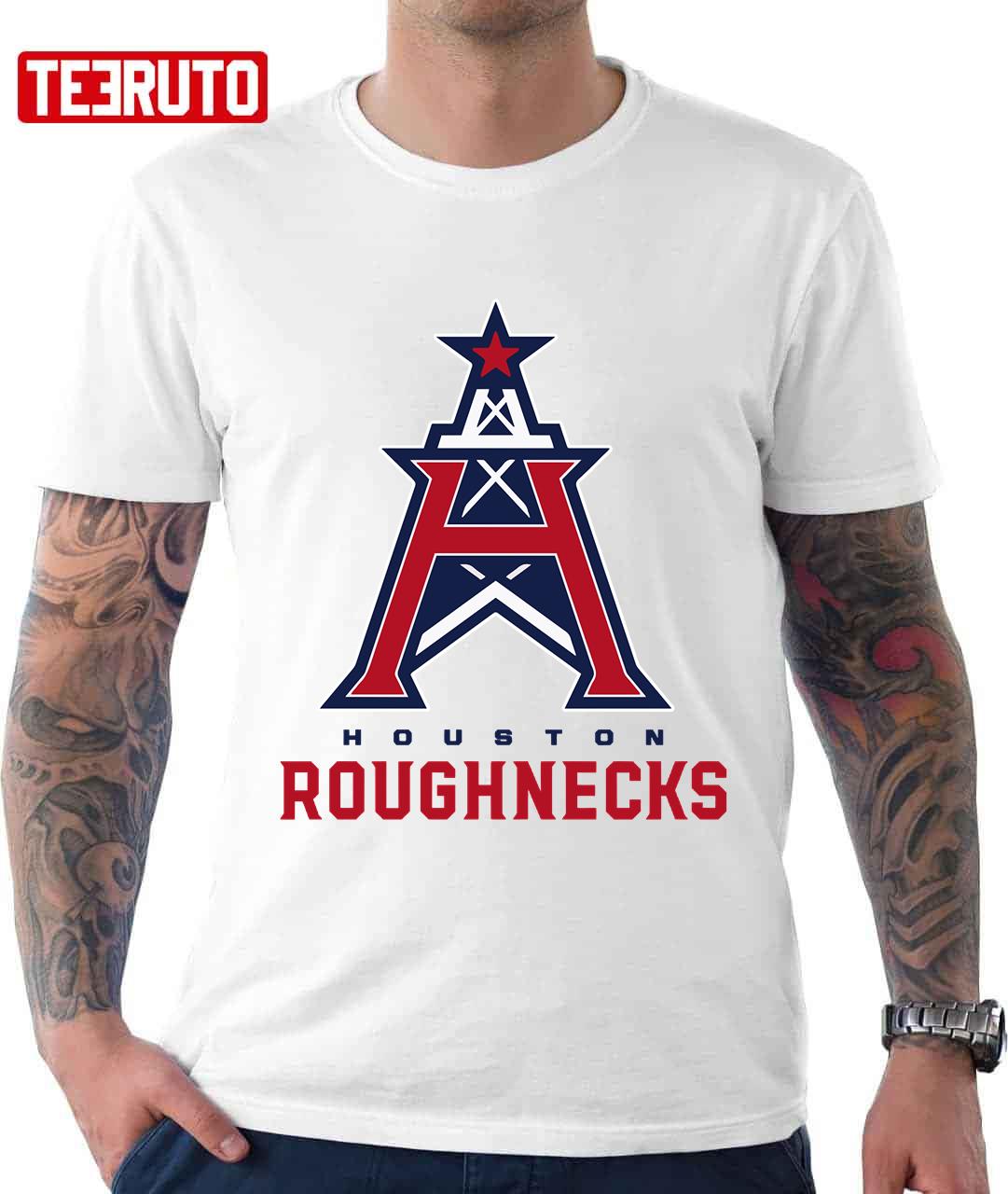 Houston Roughnecks Logo Unisex T-Shirt