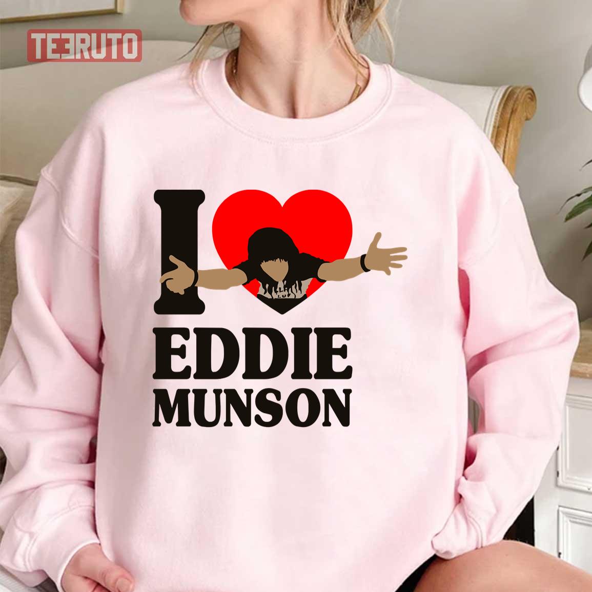 I Love Eddie Munson Unisex Sweatshirt