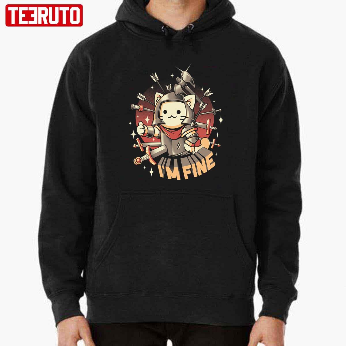 I’m Fine Cute Cat Unisex Sweatshirt