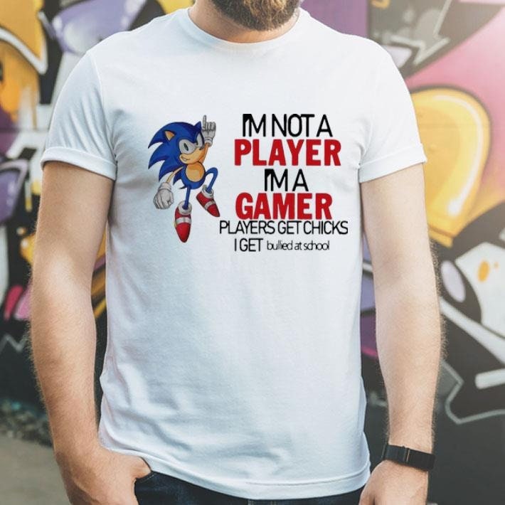 I'm Not A Player I'm A Gamer Players Meme Sonic Movie Unisex Sweatshirt ...