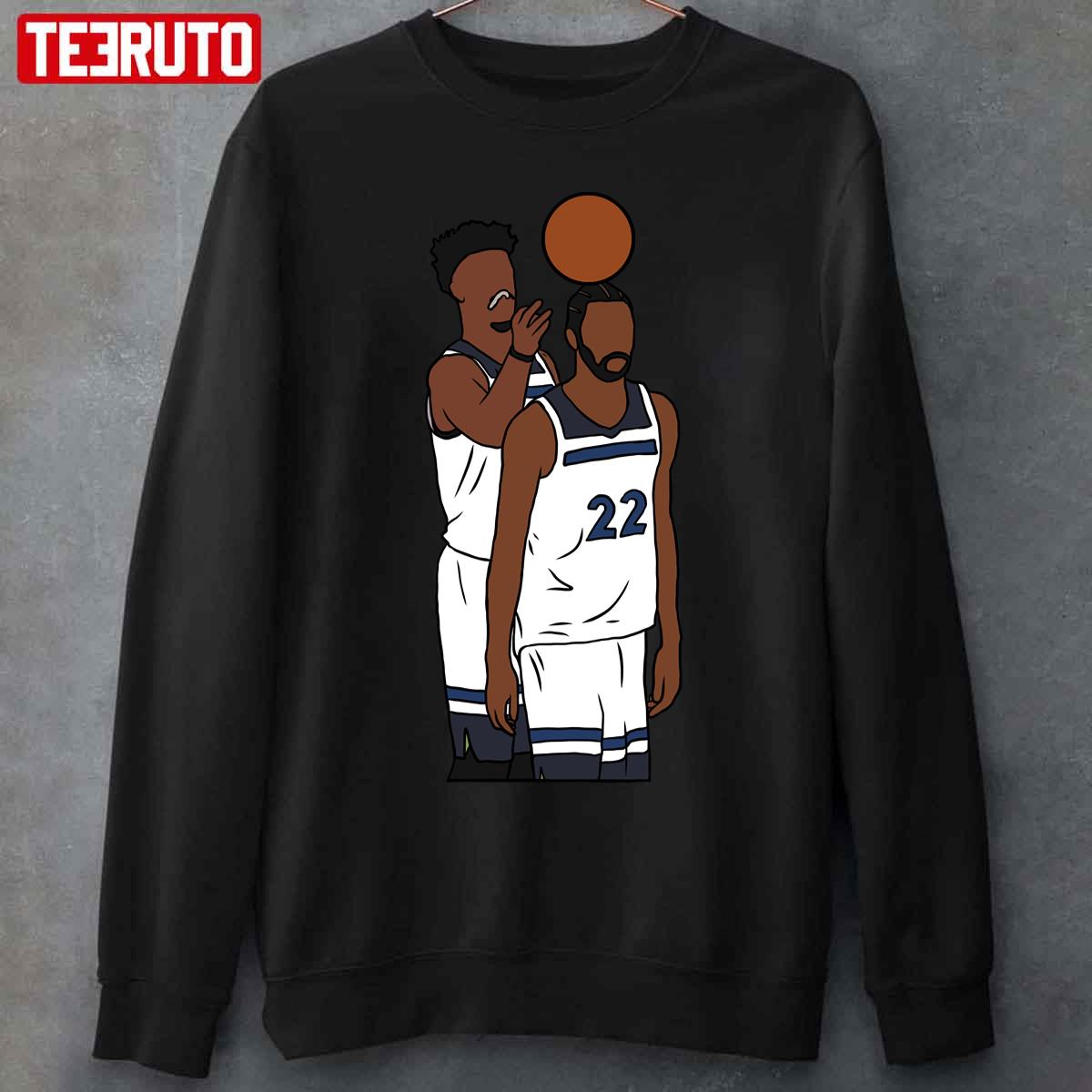 Jimmy Butler Messing With Andrew Wiggins Unisex T-Shirt