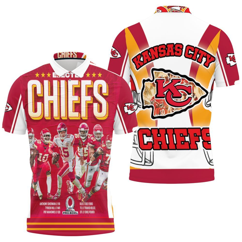 Kansas City Chiefs Pro Super Bowl 2021 Afc West Division Polo Shirt All Over Print Shirt 3d T-shirt