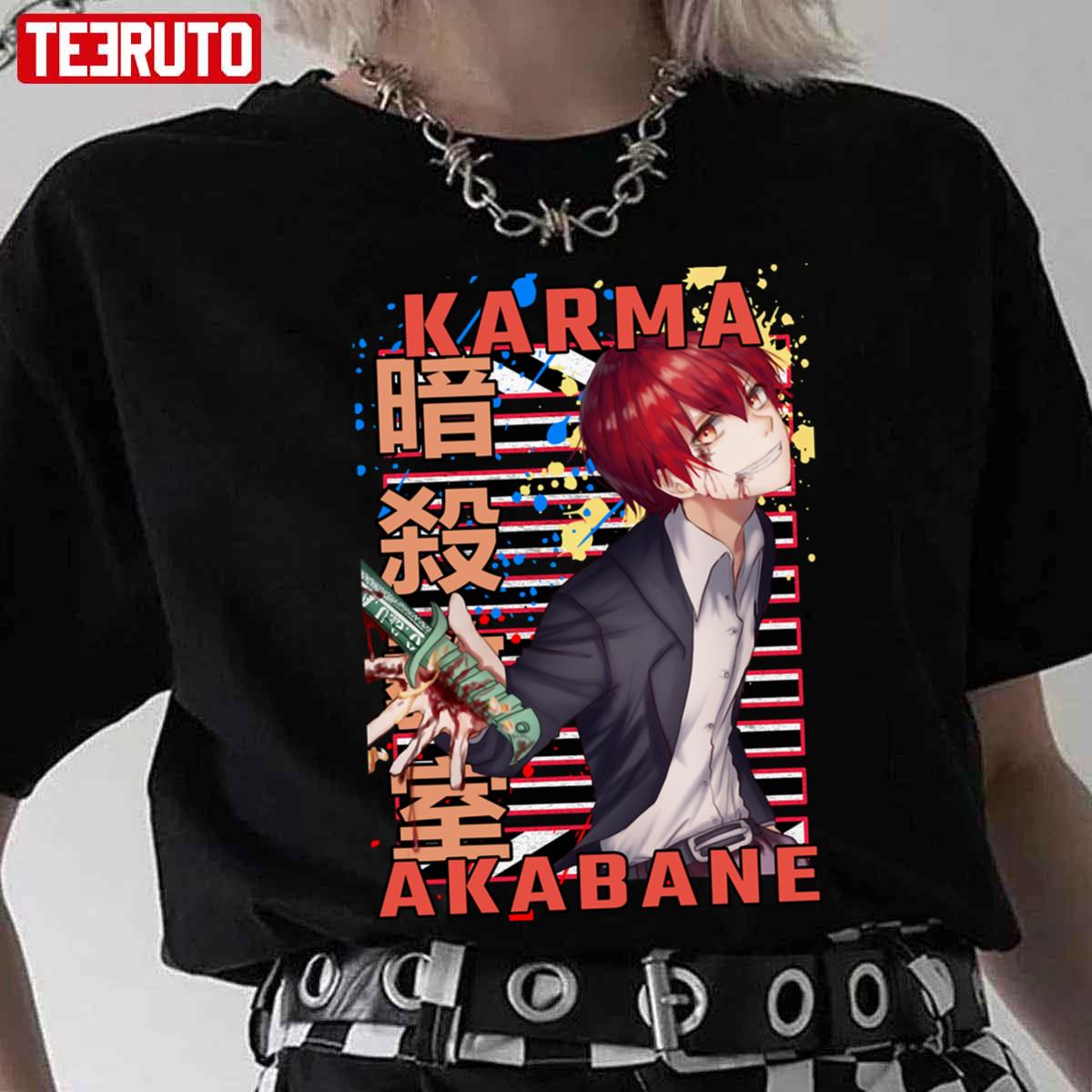 Karma Akabane Assassination Classroom Ansatsu Kyoshitsu Anime Unisex T-Shirt