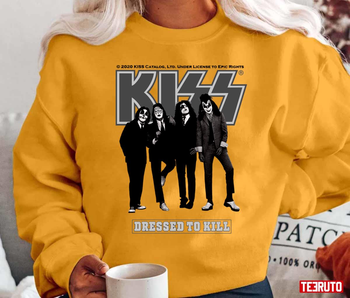 Kansas City Royals X Kiss Band Dressed To Kill Unisex T-Shirt - Teeruto