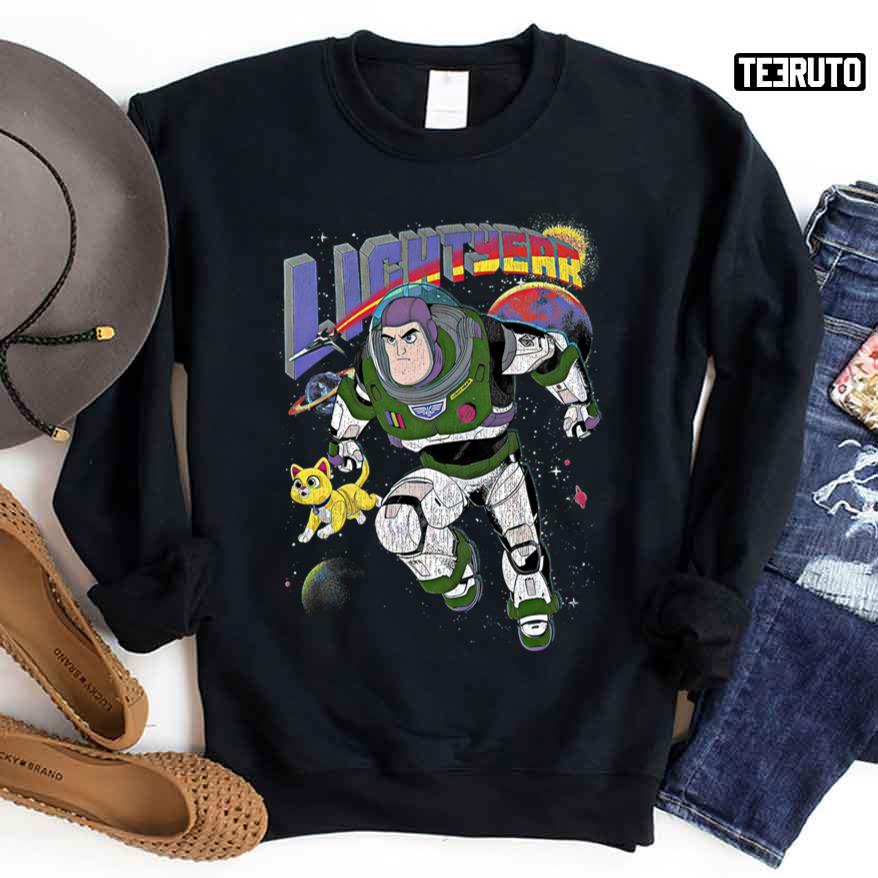 Lightyear Buzz And Sox Retro Space Ranger Unisex Sweatshirt