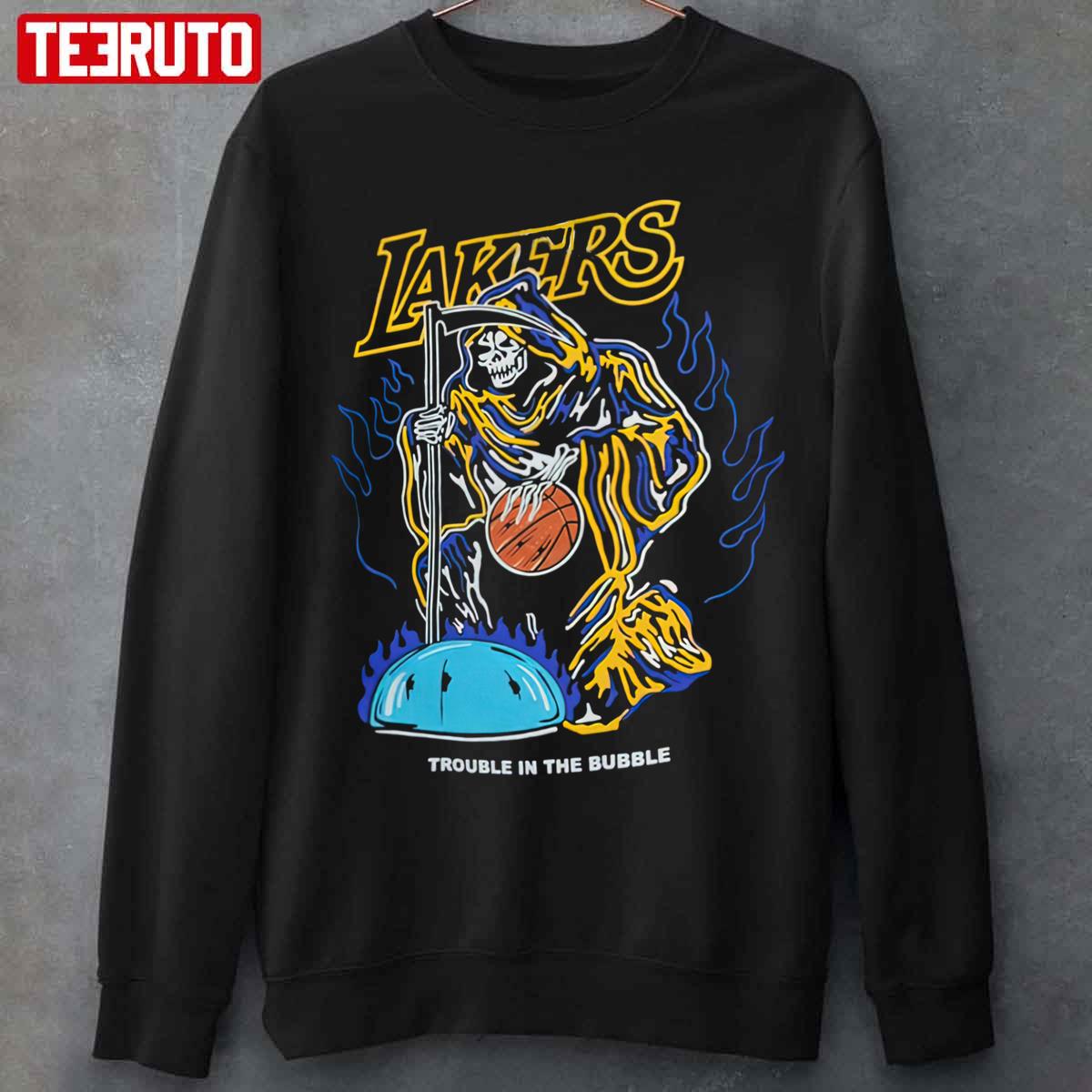 Los Angeles Lakers Trouble In The Bubble Vintage Los Angeles Laker Unisex T-Shirt