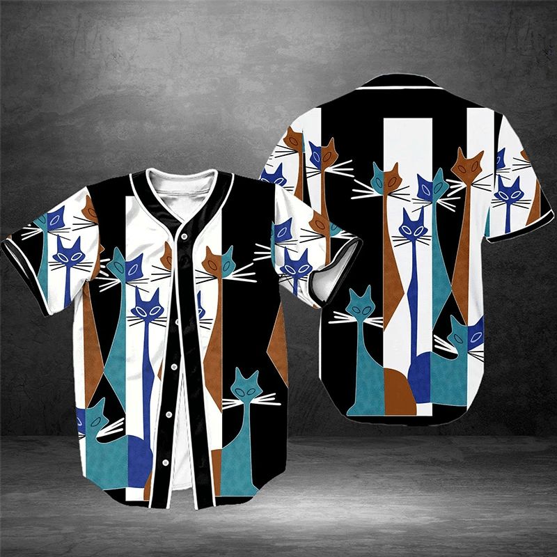 Lovely Cats 12345 Gift For Lover Baseball Jersey