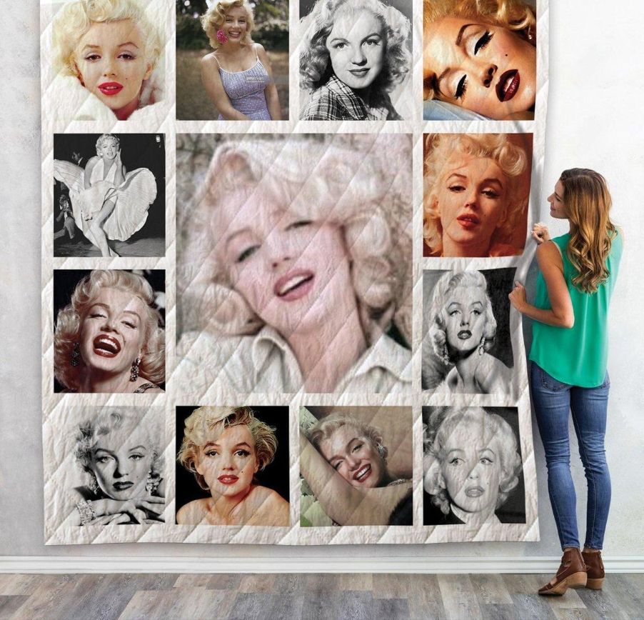 Marilyn Monroe Quilt Blanket 01 Teeruto
