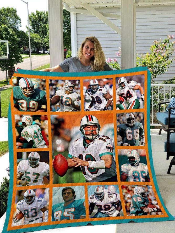 Miami Dolphins Legends Quilt Blanket N2906 - Teeruto