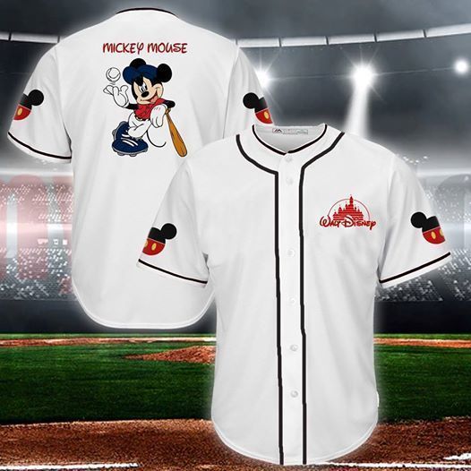 Mickey Mouse Player 12345 Gift For Lover Baseball Jersey - Teeruto