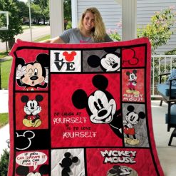 Mickey Mouse Quilt Blanket Ha0910