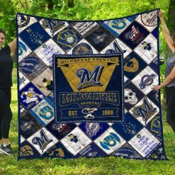 Milwaukee Brewers Quilt Blanket