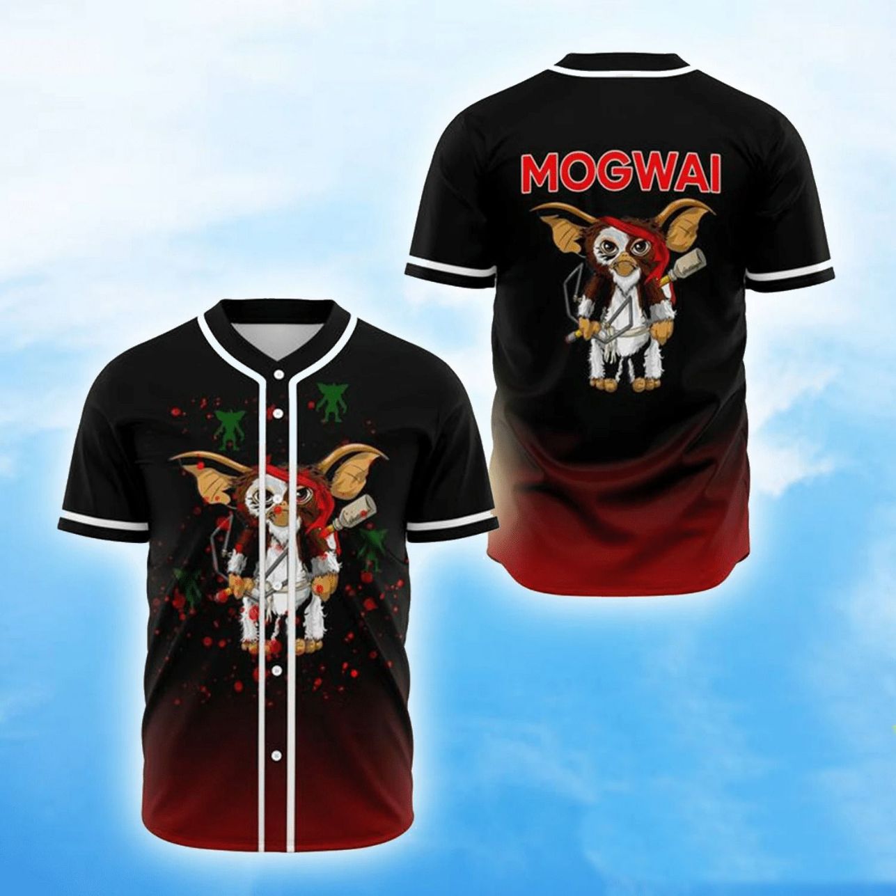 Mogwai Rave Edm 12345 Gift For Lover Baseball Jersey