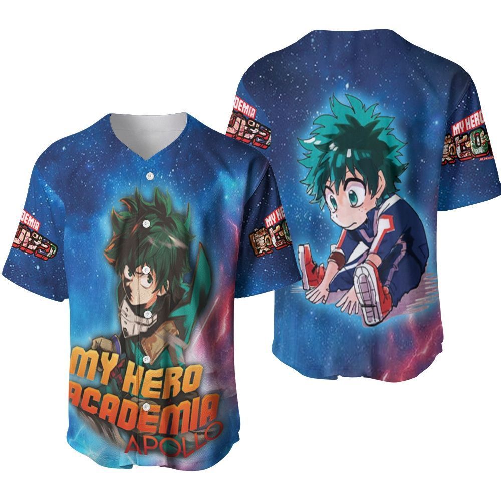 My Hero Academia Apollo Midoriya Izuku Anime Gift For Lover Baseball Jersey