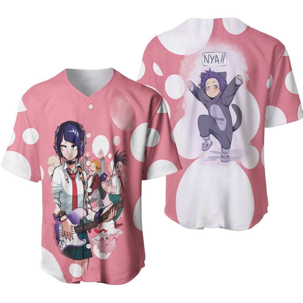 My Hero Academia Kyoka Jiroplay Guitar Rock Music Funny Band Gift For Lover Baseball Jersey
