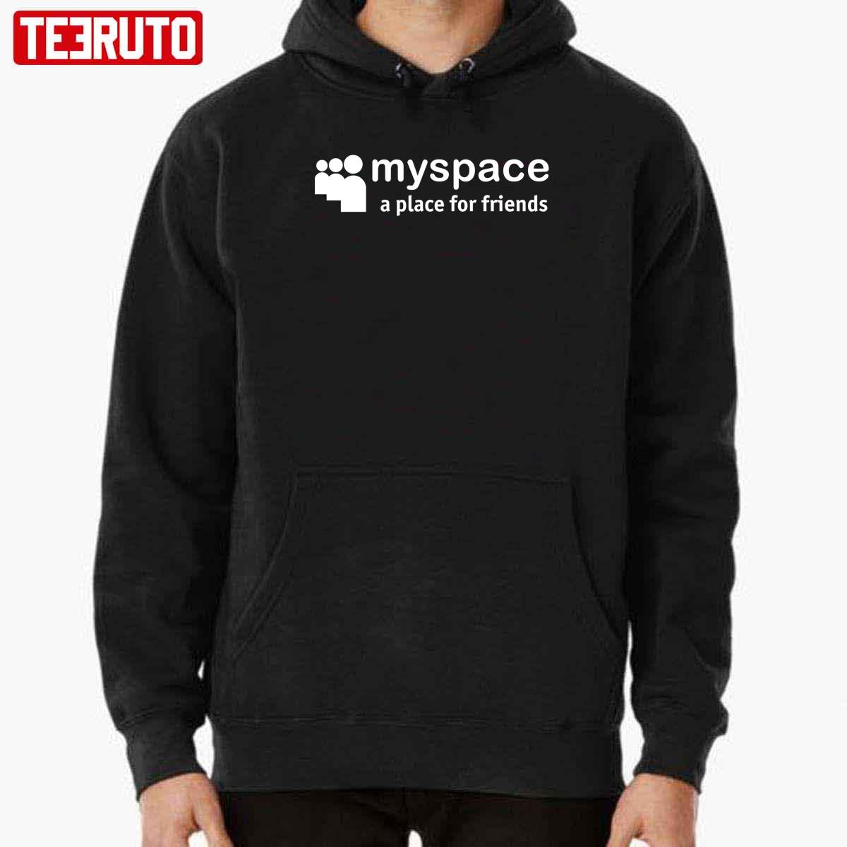 Myspace Logo A Place For Friends Unisex Sweatshirt