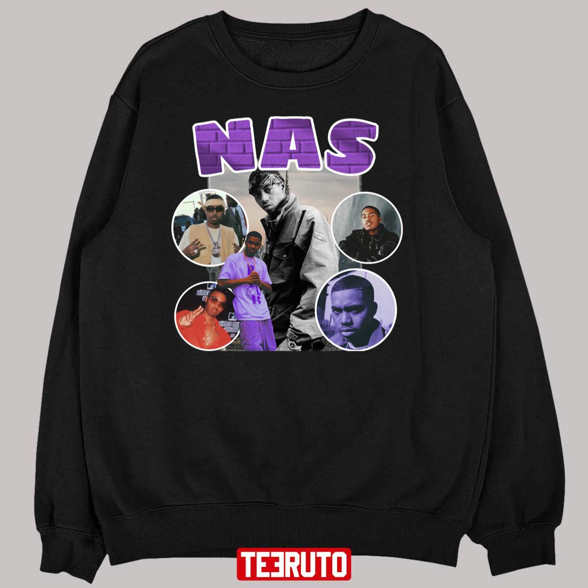 Nasty Nas Vintage 90s Unisex T-Shirt - Teeruto